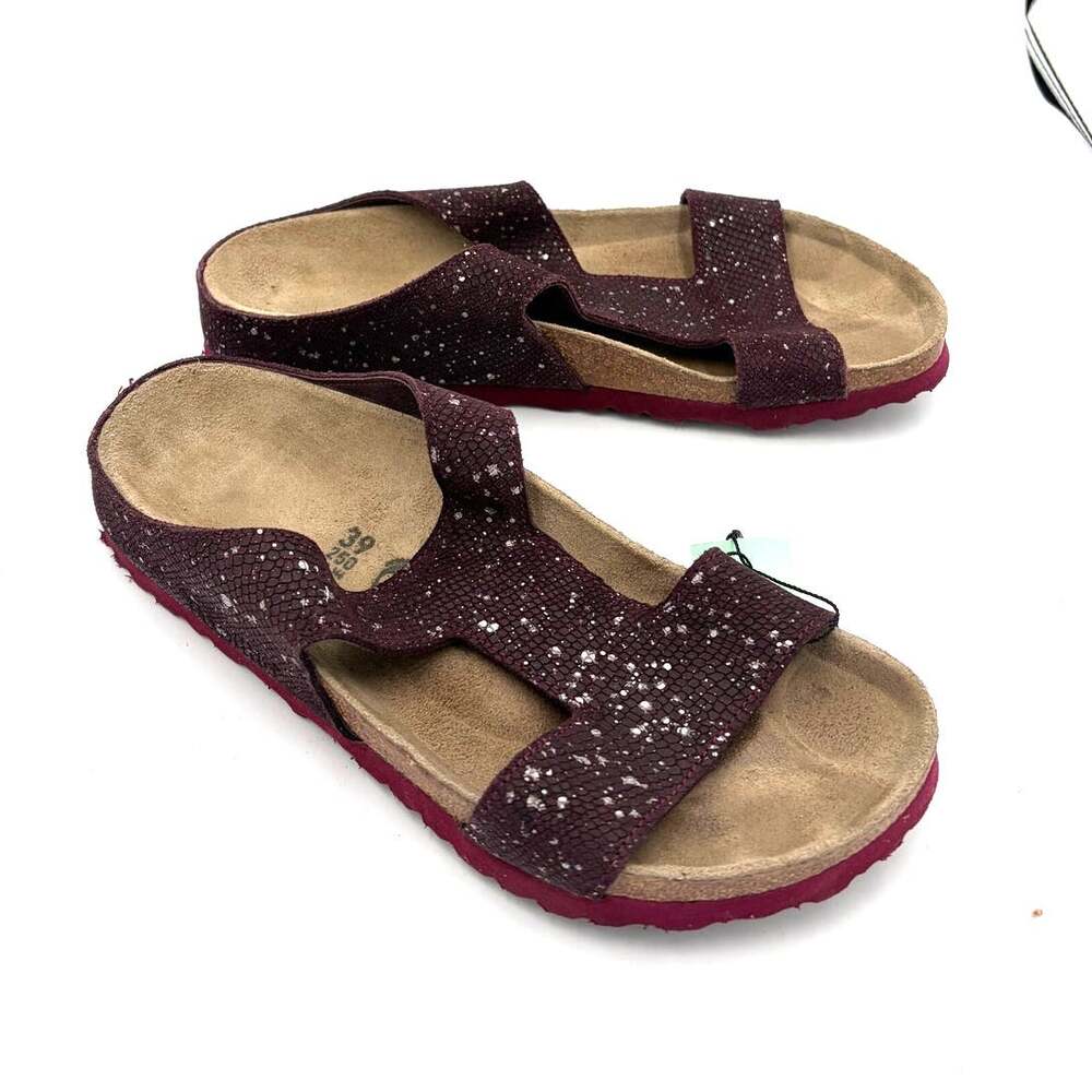 Birkenstock paint splatter textured sandal, 39
